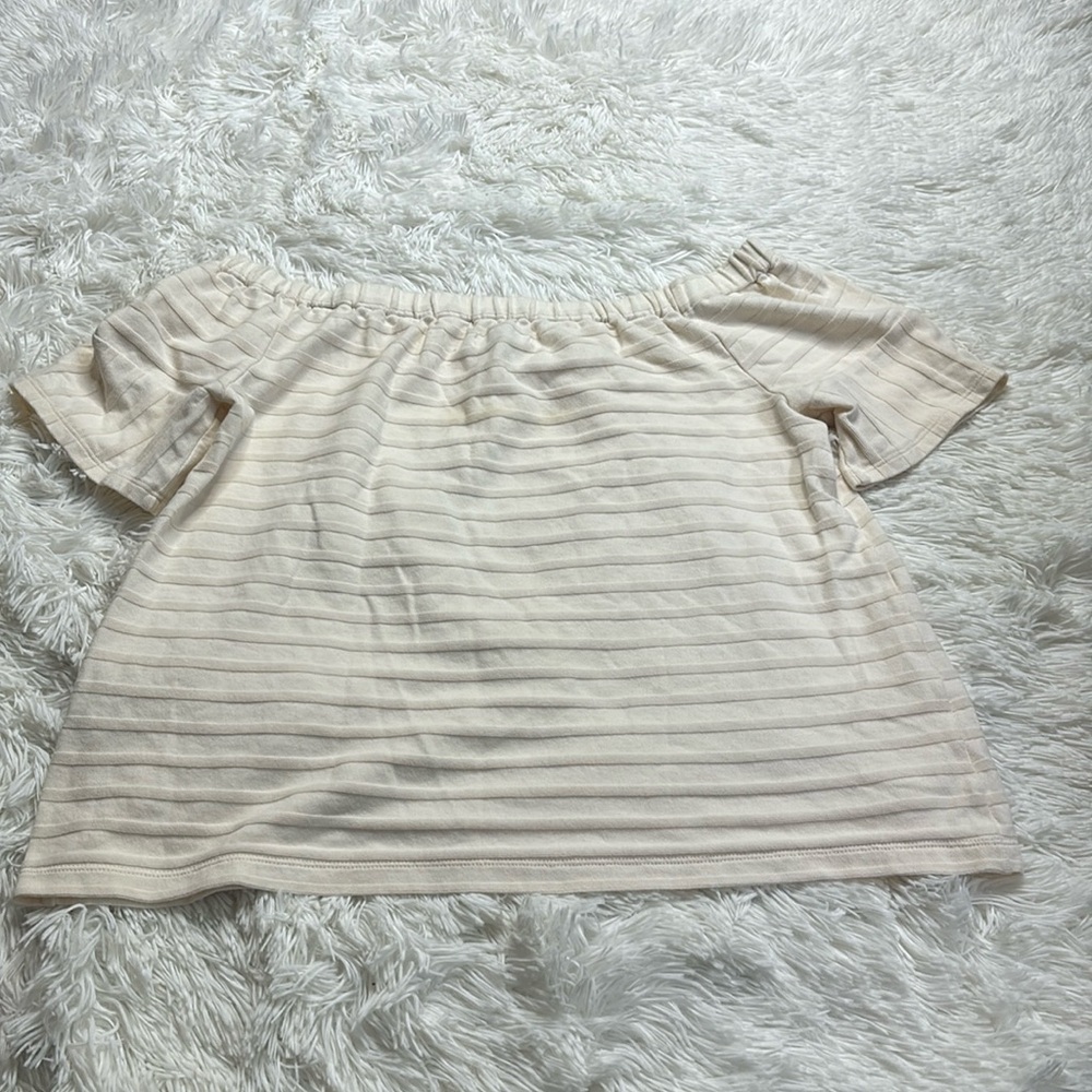 MADEWELL Off The Shoulder Short Sleeve Top